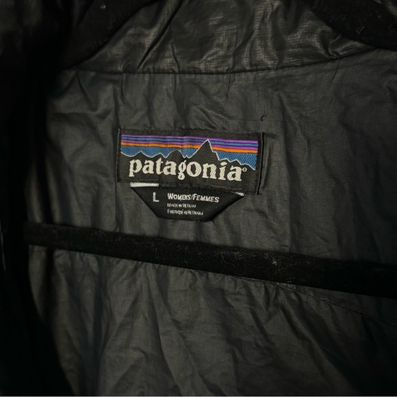 Patagonia Black Quilted Jacket Women’s L Lightweight Insulated Coat - Picture 2 of 5